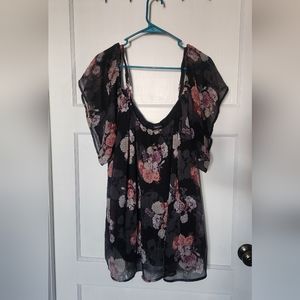 Torrid Off-Shoulder Floral Blouse